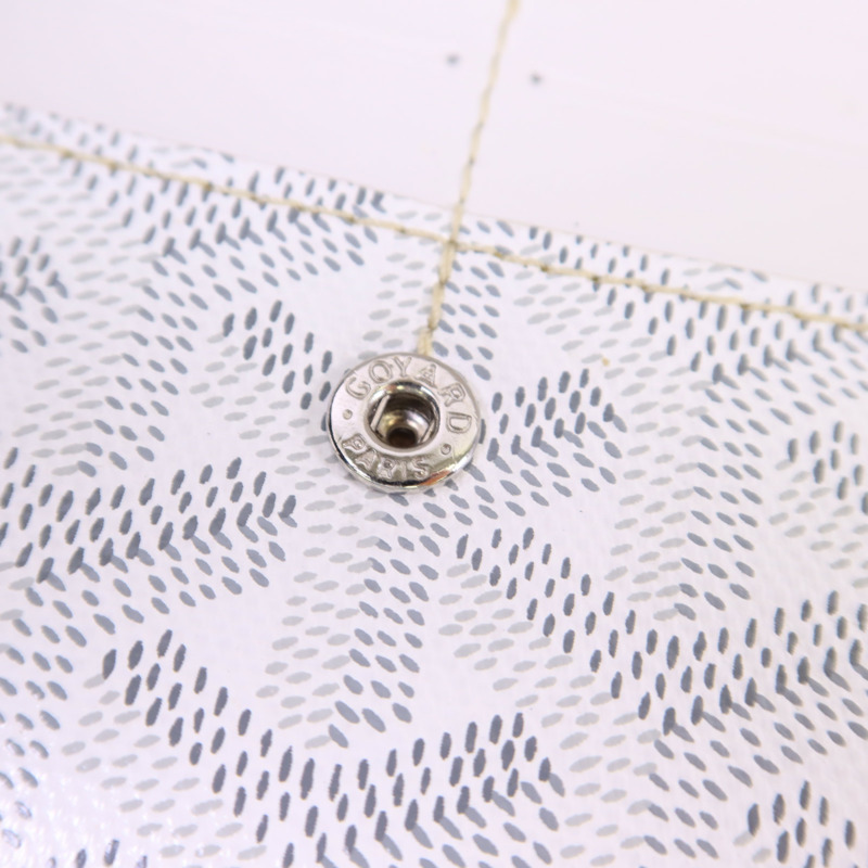 GOYARD 塗層帆布Varenne Continental Wallet銀扣肩背袋-8