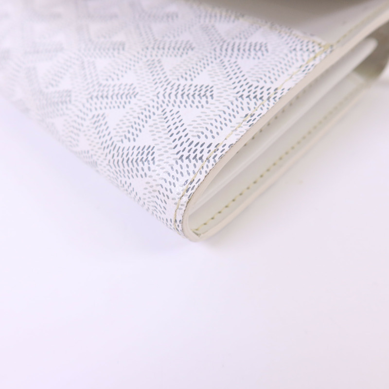 GOYARD 塗層帆布Varenne Continental Wallet銀扣肩背袋-10