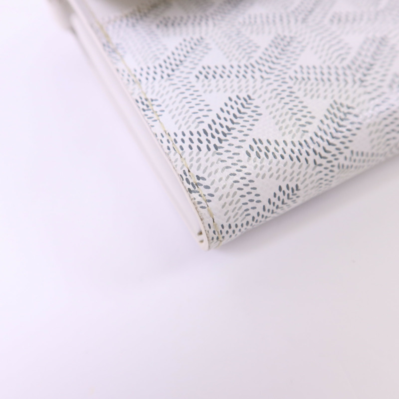 GOYARD 塗層帆布Varenne Continental Wallet銀扣肩背袋-11