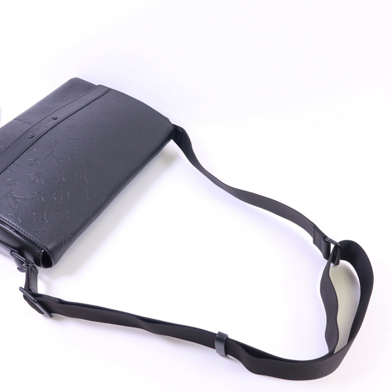 LOUIS VUITTON Monogram Shadow Sprinter Messenger肩背袋-4