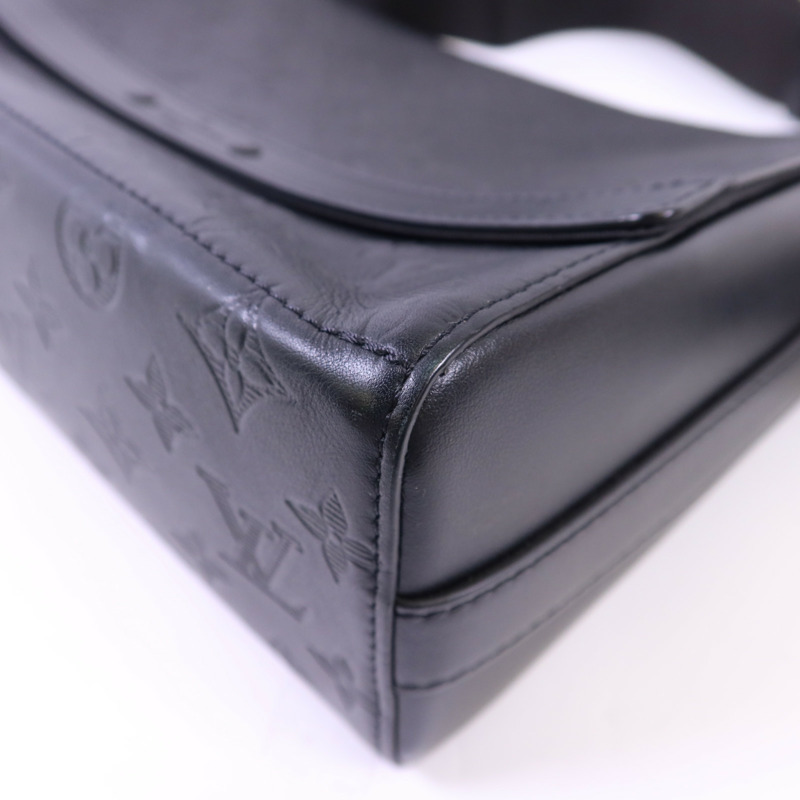LOUIS VUITTON Monogram Shadow Sprinter Messenger肩背袋-10