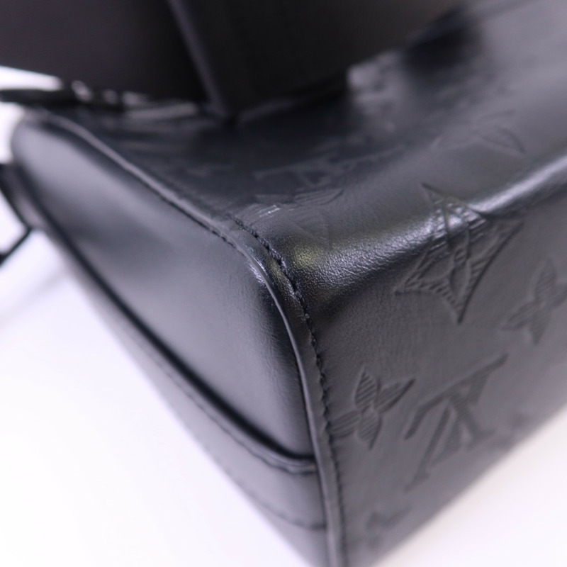 LOUIS VUITTON Monogram Shadow Sprinter Messenger肩背袋-13