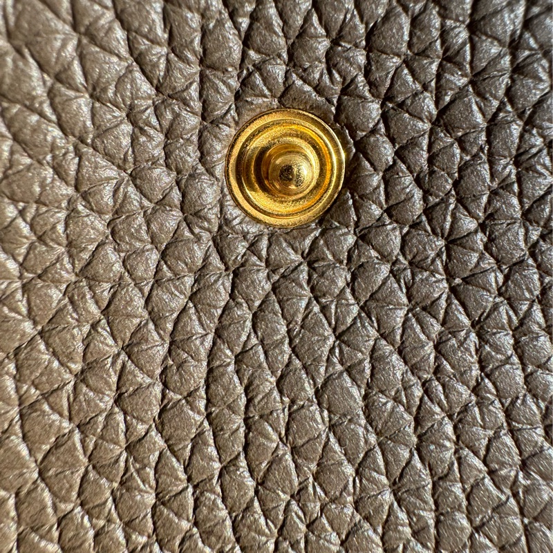 Hermes大象灰金釦mini evelyne 好裝好背又美✨✨-12