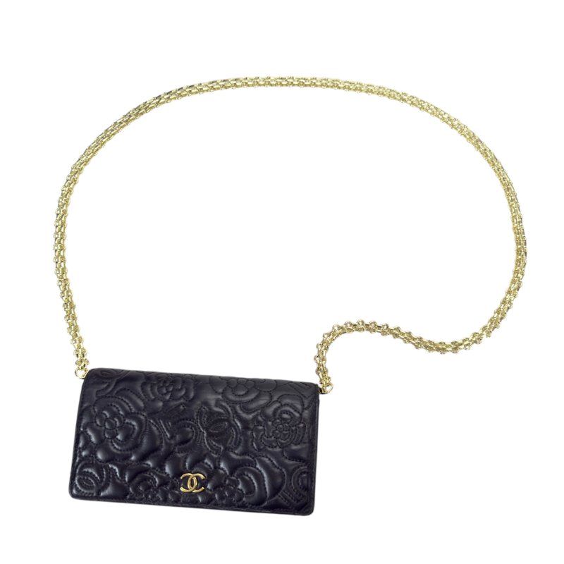 CHANEL *自加鏈>送無品牌扣+無品牌鏈帶* 長銀包 WOC-1