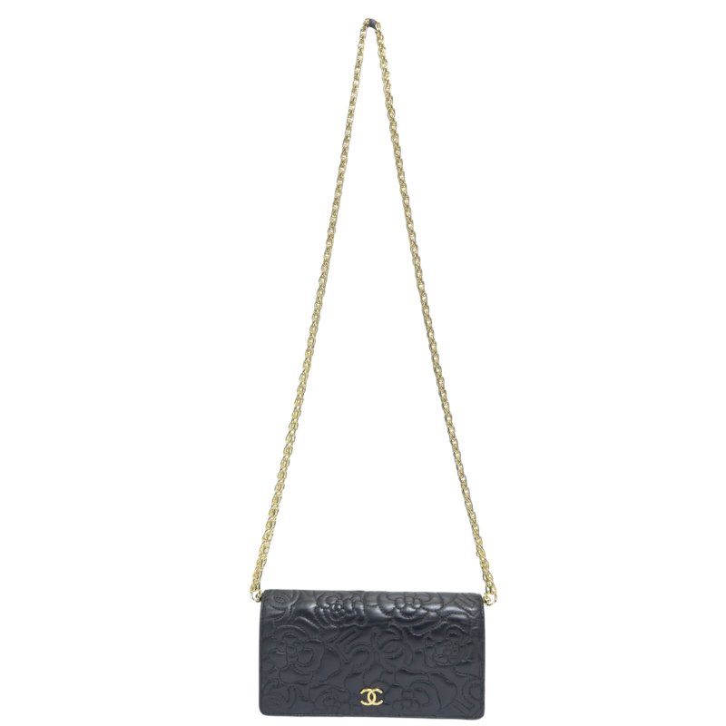 CHANEL *自加鏈>送無品牌扣+無品牌鏈帶* 長銀包 WOC-2