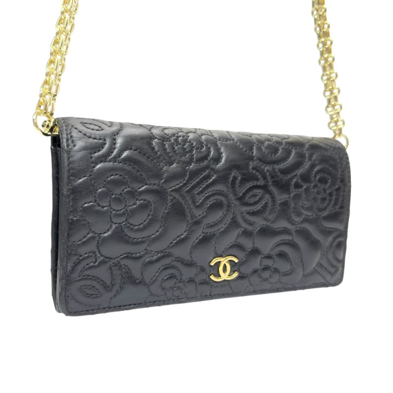 CHANEL *自加鏈>送無品牌扣+無品牌鏈帶* 長銀包 WOC-5