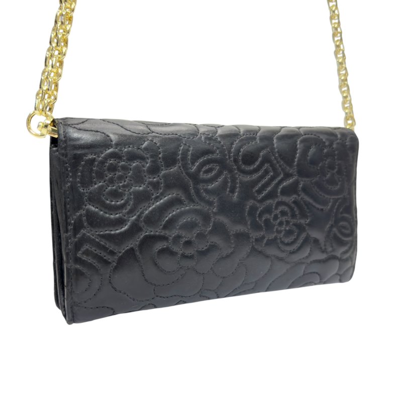 CHANEL *自加鏈>送無品牌扣+無品牌鏈帶* 長銀包 WOC-8