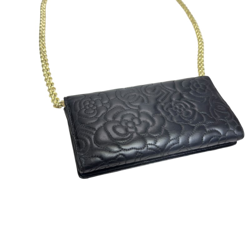 CHANEL *自加鏈>送無品牌扣+無品牌鏈帶* 長銀包 WOC-12