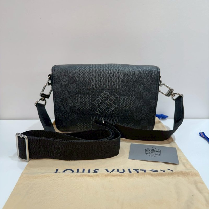 LV 斜背包/側背包/郵差包 N50013 9成新-0