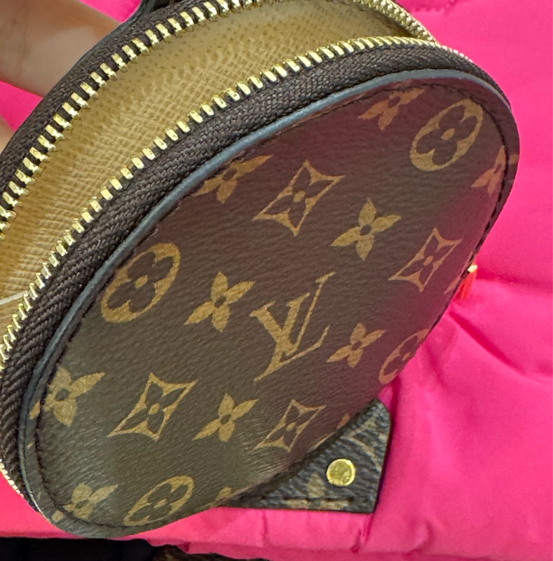 LV桃+黑尼龍三合一斜背包❤️限量款必買一顆包兩個人背✨✨-36