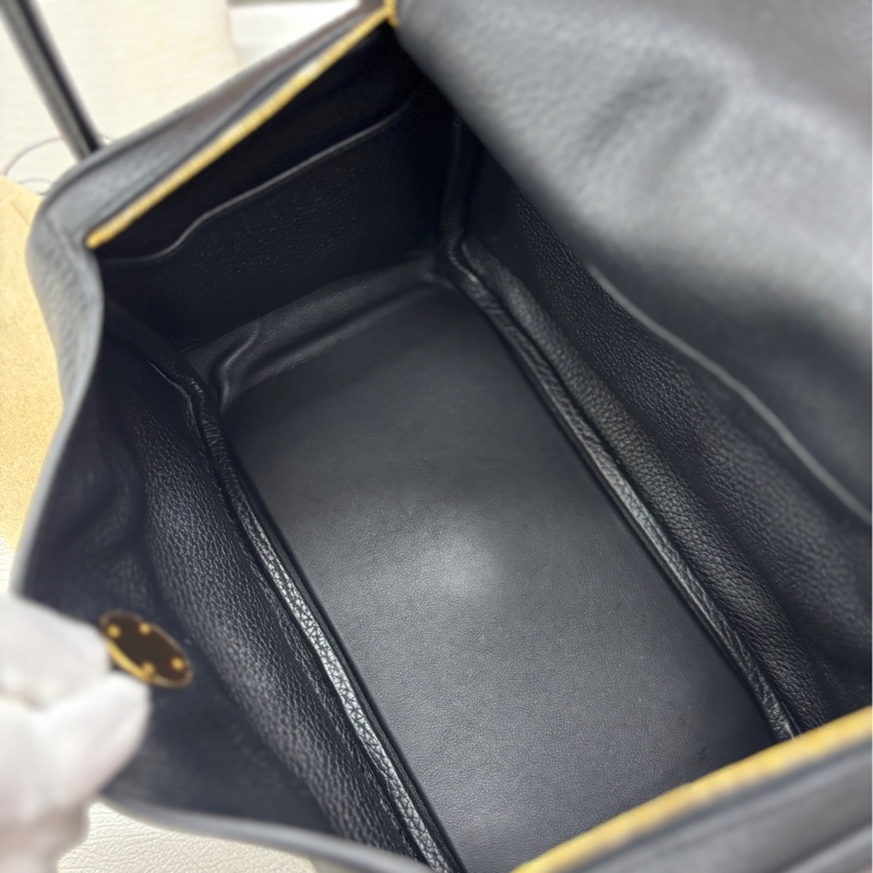 【附件毛氈、塵袋】Hermes 黑金Lindy26 A刻 tc 手提包-7