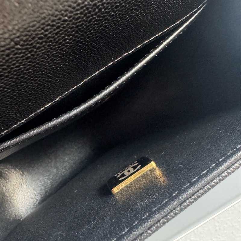 chanel黑色淡金boy20 天菜尺寸 超特別上面有logo❤️-20