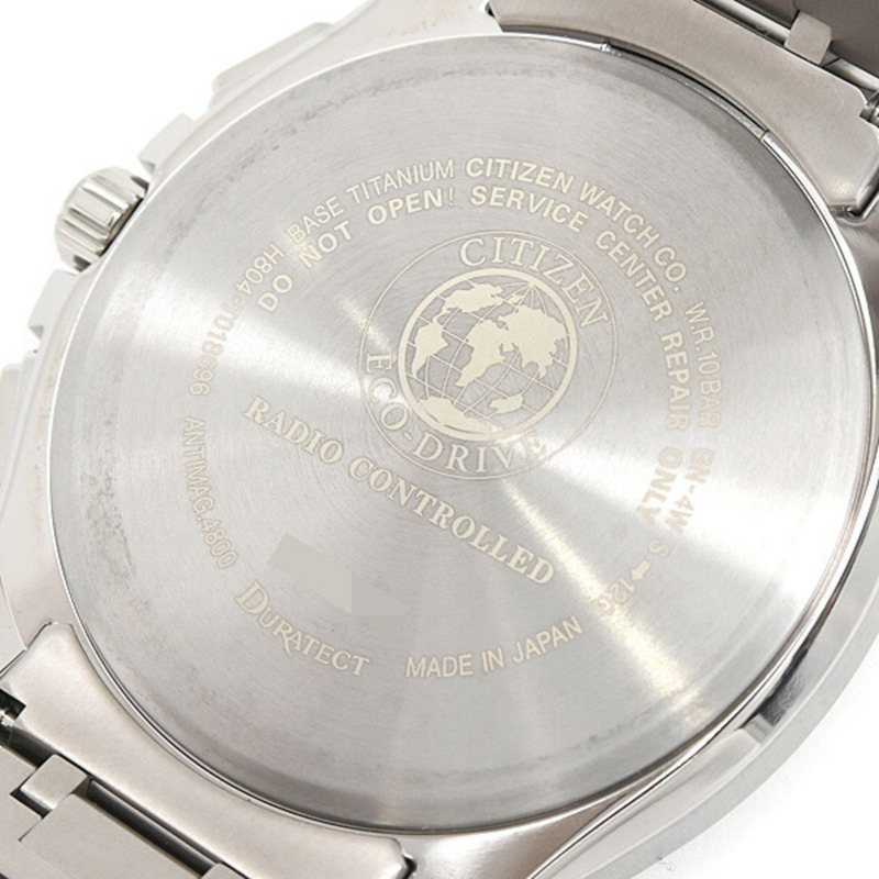 西鐵城男 Attesa Eco-Drive 光動能直驅腕錶,黑色錶盤,AT8040-57E-4