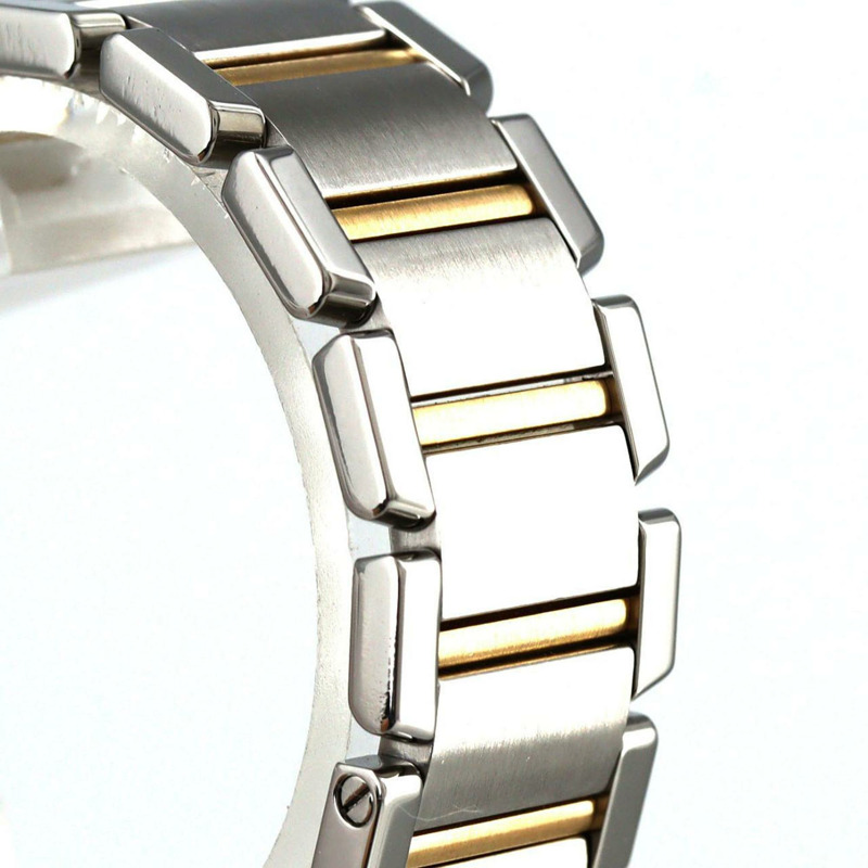 卡地亞 Tank Française SM 雙色腕錶 W51007Q4 SSxYG 石英機芯-4