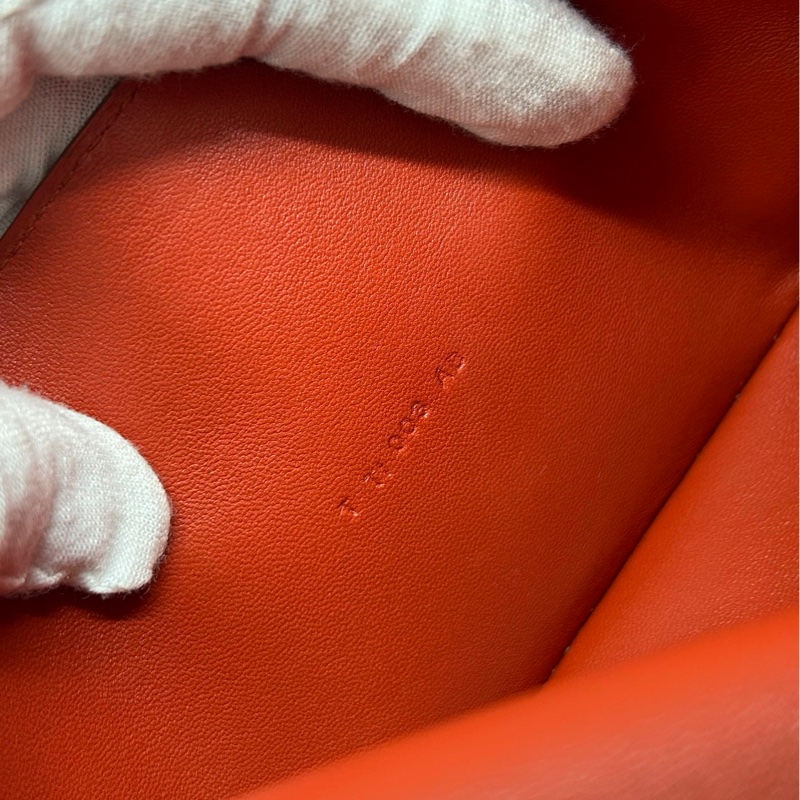 【閒置99新】 Hermes 磚紅色Dogon長款錢包 手拿包 T刻 tc-8