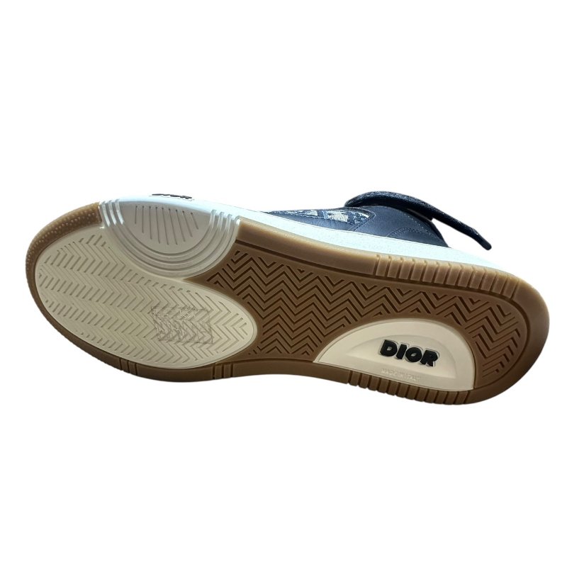 【美收精品】DIOR黑皮革老花短筒球鞋 4-733-7