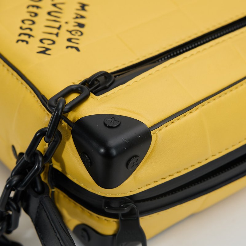 二手Lv mini soft trunk黃/晶片款-3