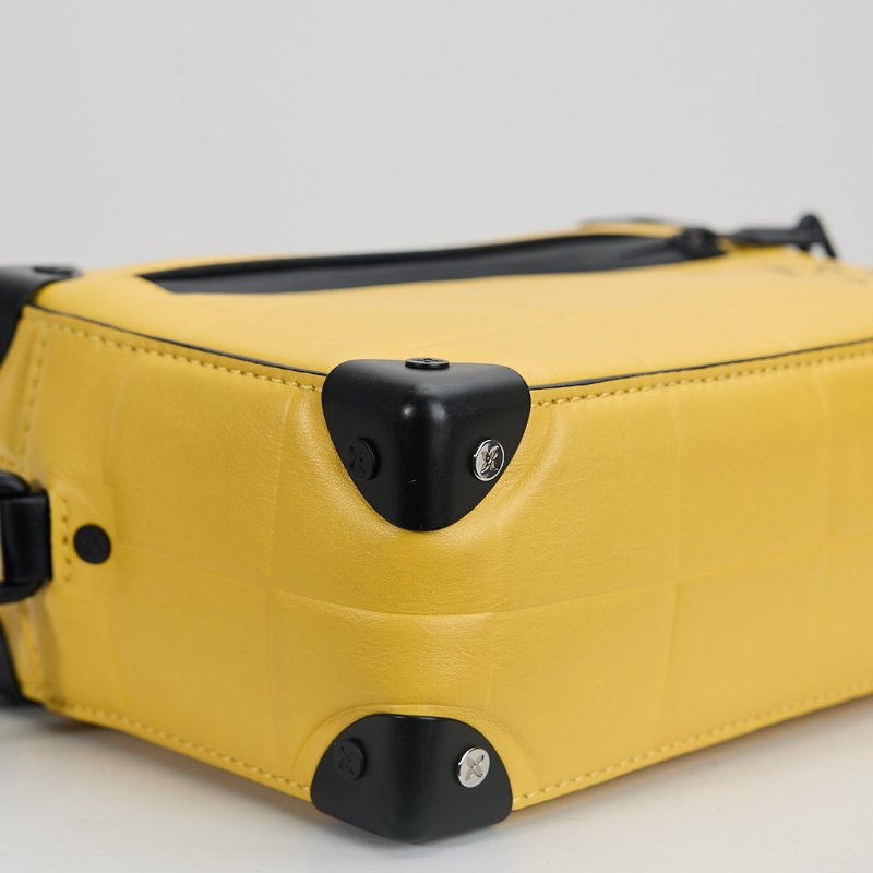 二手Lv mini soft trunk黃/晶片款-12