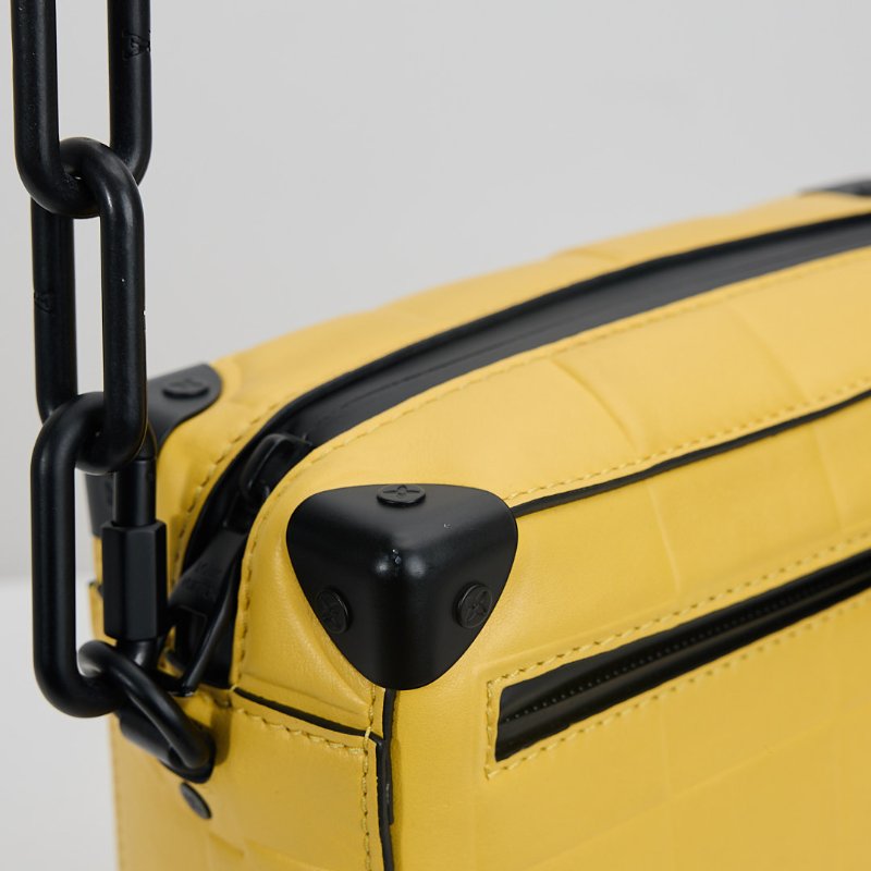 二手Lv mini soft trunk黃/晶片款-15