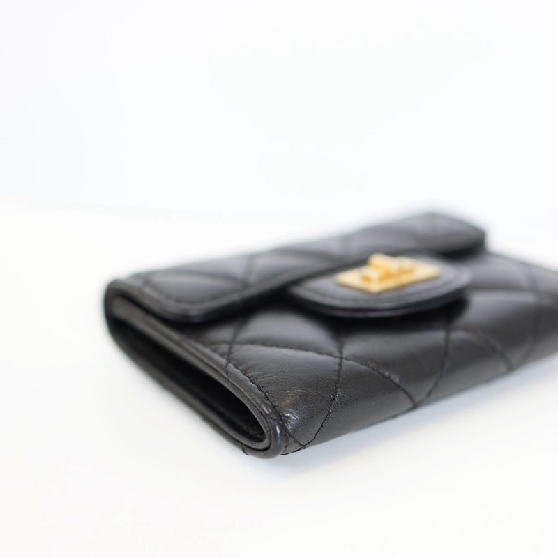 二手Chanel 2.55 雙層零錢包-10