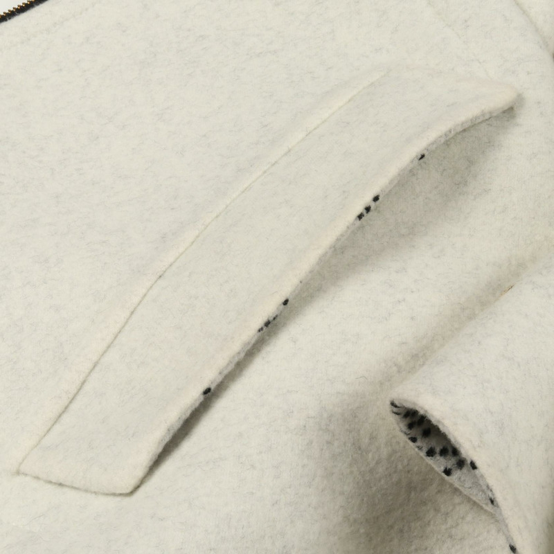 路易威登 (LOUIS VUITTON) 雙面 Monogram Mahina 披肩斗篷 #TU 羊毛灰色外套 二手 LV-7