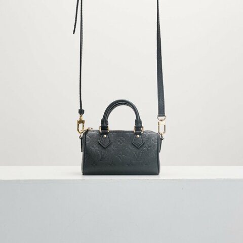 二手Lv nano speedy黑壓紋/晶片款