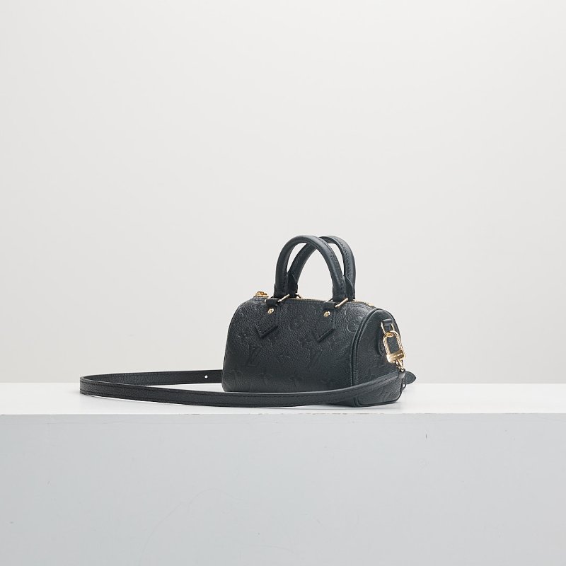 二手Lv nano speedy黑壓紋/晶片款-2