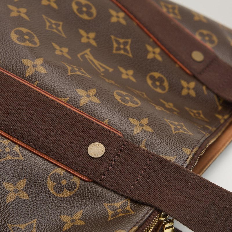 二手lv beaubourg 老花手提肩背包-8