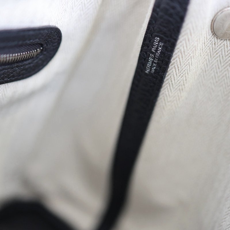 全新Hermes garden party 30 黑銀-8