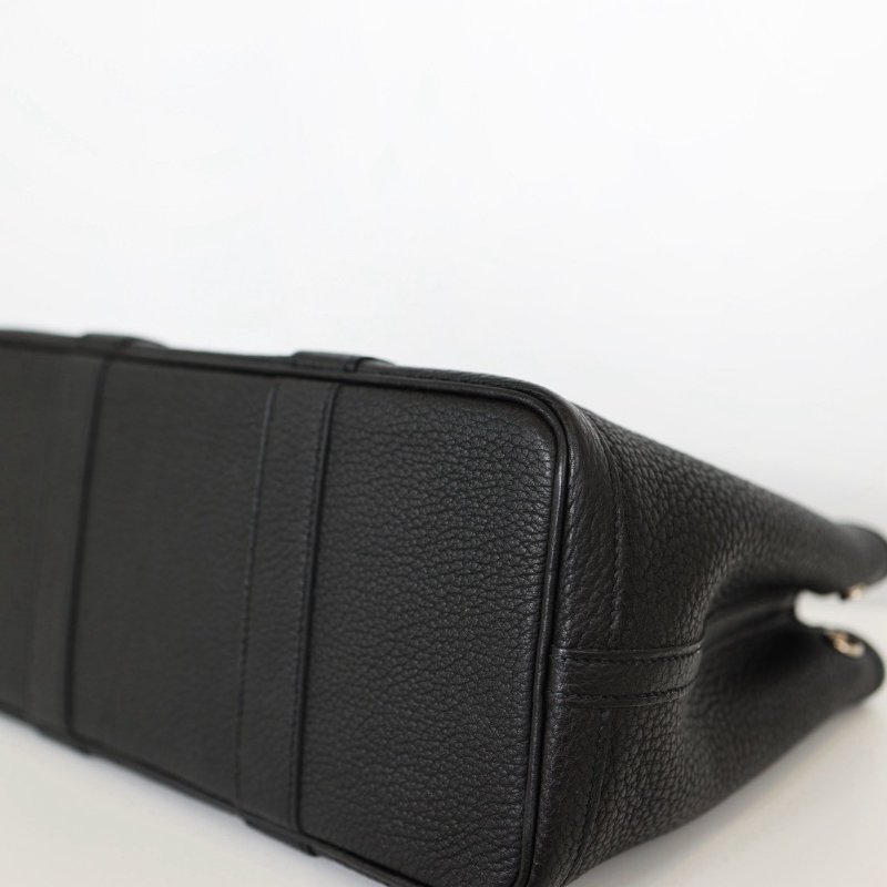 全新Hermes garden party 30 黑銀-9