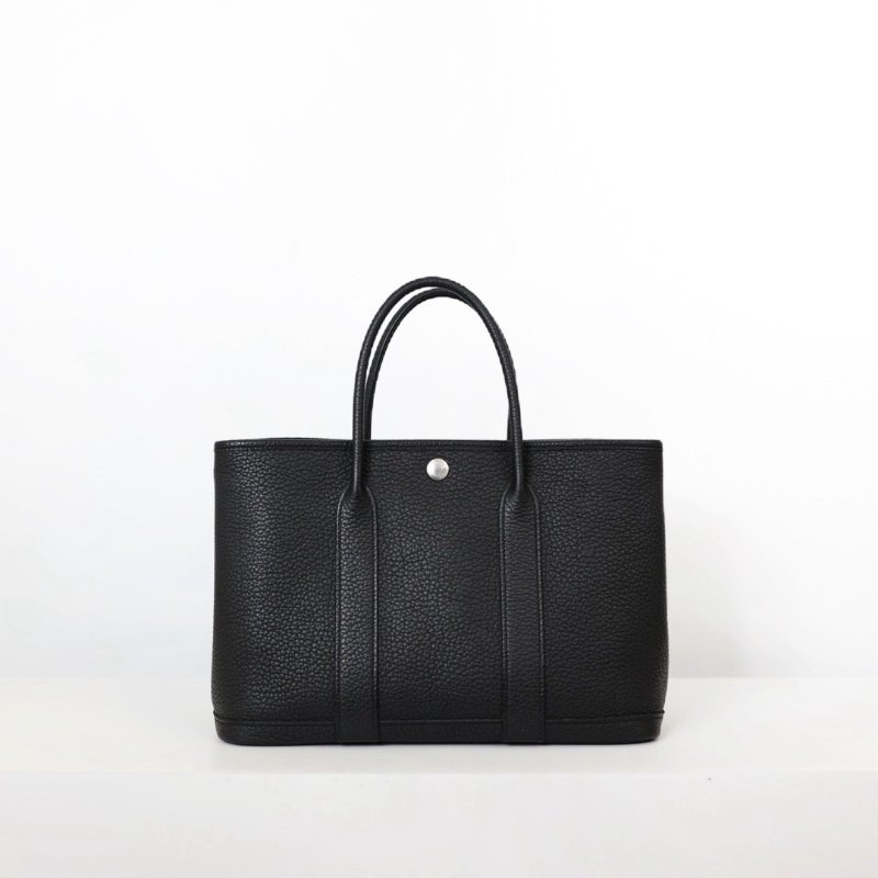 全新Hermes garden party 30 黑銀-12