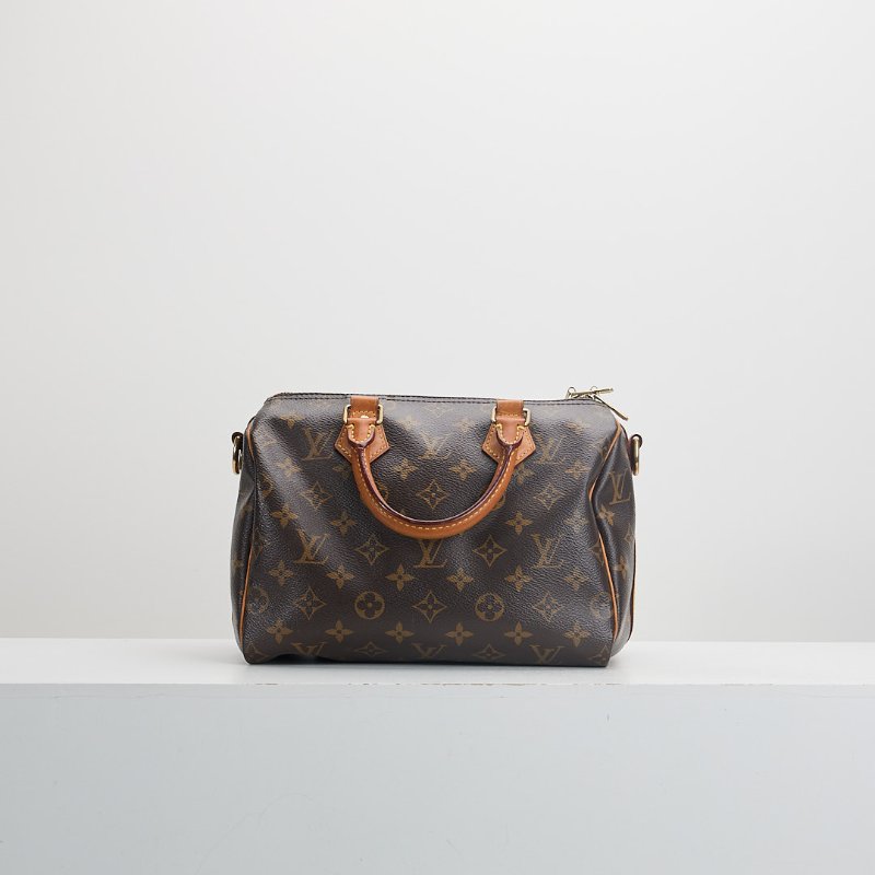 二手Lv speedy 25 老花/背帶款-0