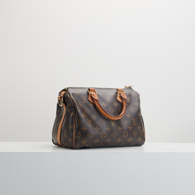 二手Lv speedy 25 老花/背帶款-1