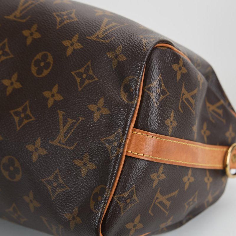 二手Lv speedy 25 老花/背帶款-10
