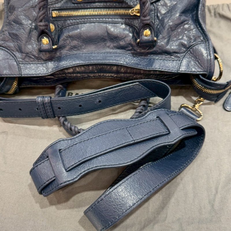 巴黎世家 LE CITY 機車包/斜背包/側背包 93成新-8