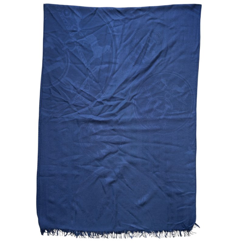 HERMES New Libris stole 羊絨 圍巾-4