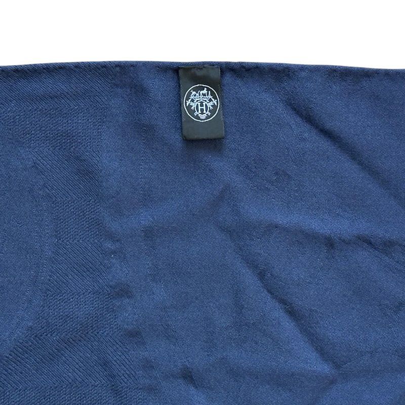 HERMES New Libris stole 羊絨 圍巾-5
