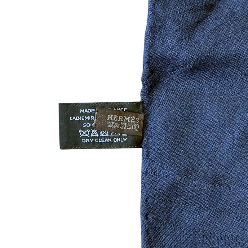 HERMES New Libris stole 羊絨 圍巾-7