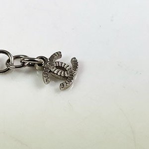 * 奢華大道國際精品＊【CH0737】CHANEL蝴蝶結LOGO 珍珠水鑽項鍊-3