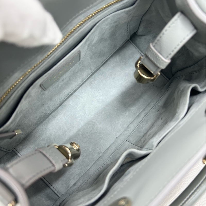 】99新成色】Dior 95.22灰藍色牛皮小號手袋 small-5
