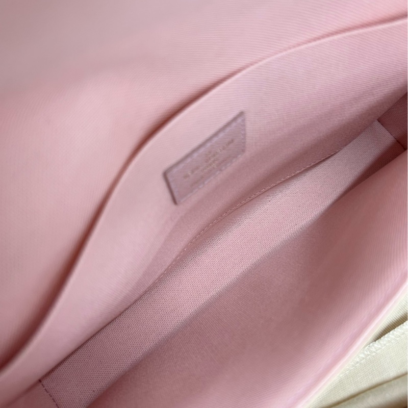 【閒置99新】 LV 白棋盤格三合一鏈條包 斜挎包單肩包-7