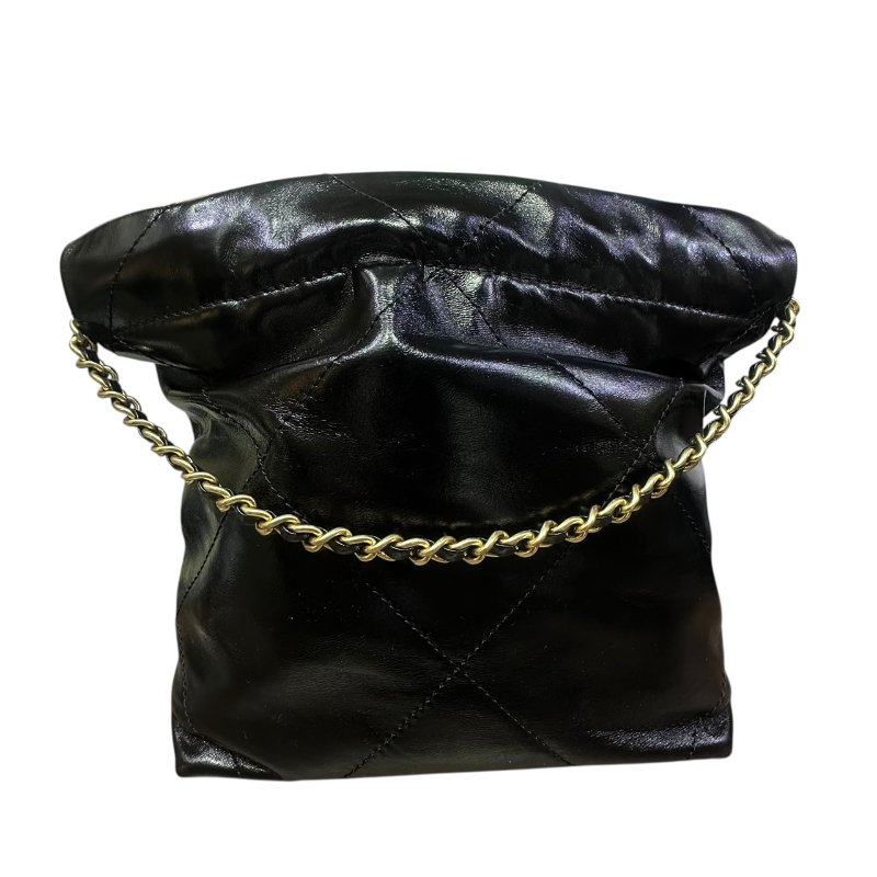 【美收精品】CHANEL黑色金釦22 MINI 4-655-1