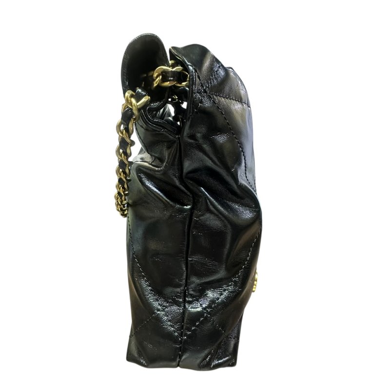 【美收精品】CHANEL黑色金釦22 MINI 4-655-2