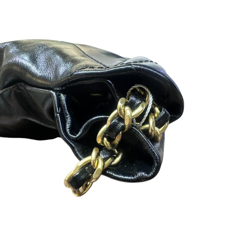 【美收精品】CHANEL黑色金釦22 MINI 4-655-8