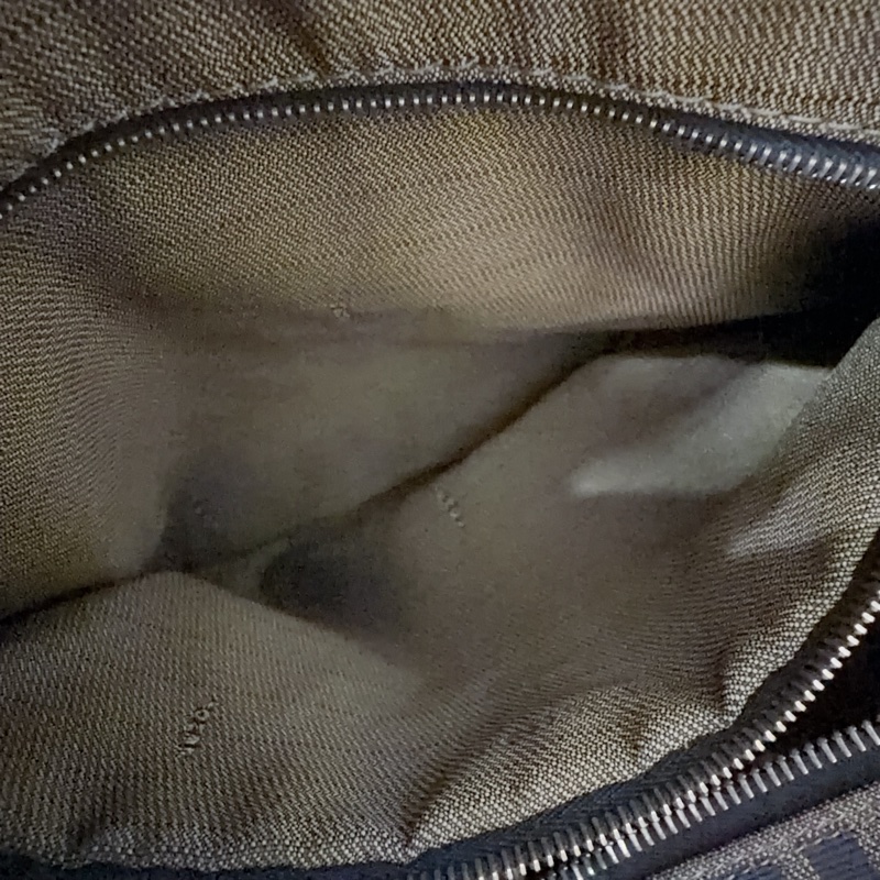 Fendi 老花Zucca大號飯盒包 便當包 金扣 vintage FF-20