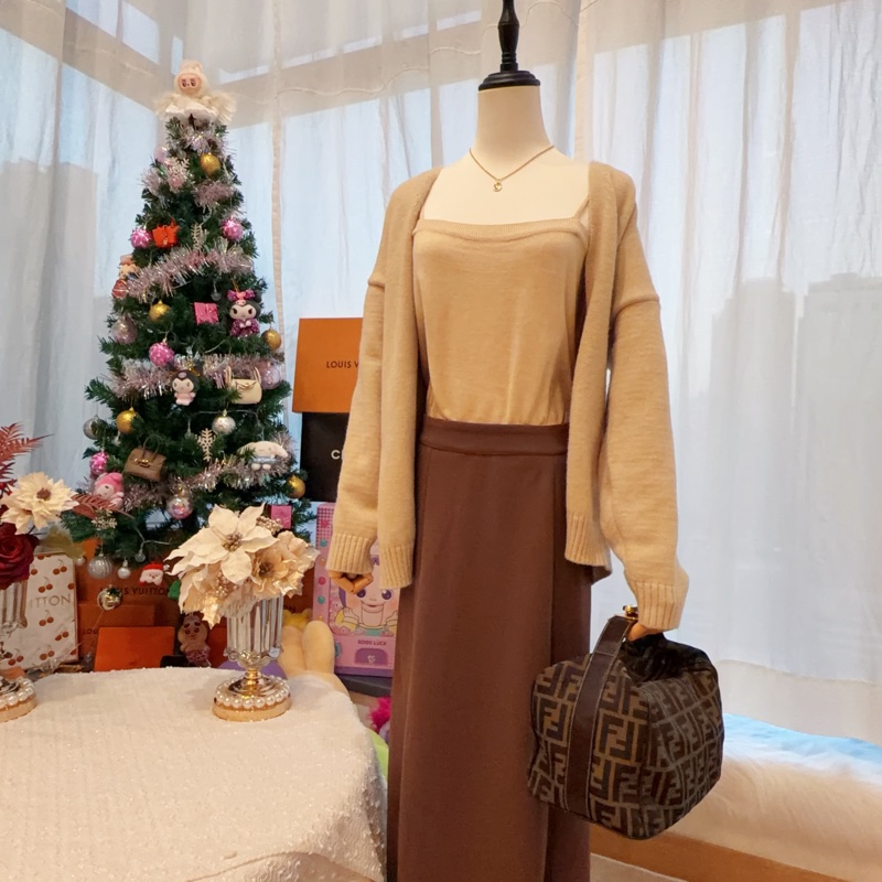 Fendi 老花Zucca大號飯盒包 便當包 金扣 vintage FF-21