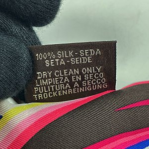 ＊奢華大道國際精品＊【H0386】HERMES桃紅色線條圖騰 Twilly絲巾-4