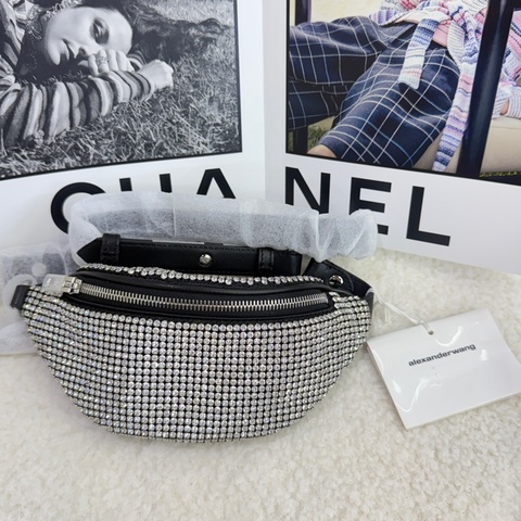 全新 Alexanderwang鑽石腰包