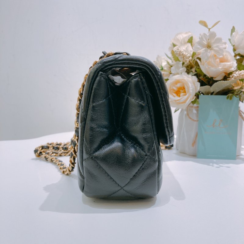 TW4630 Chanel 香奈兒 迷你 翻蓋包 羊皮 黑金AS3473 Mini Flap Bag Lambskin Black x GHW-3