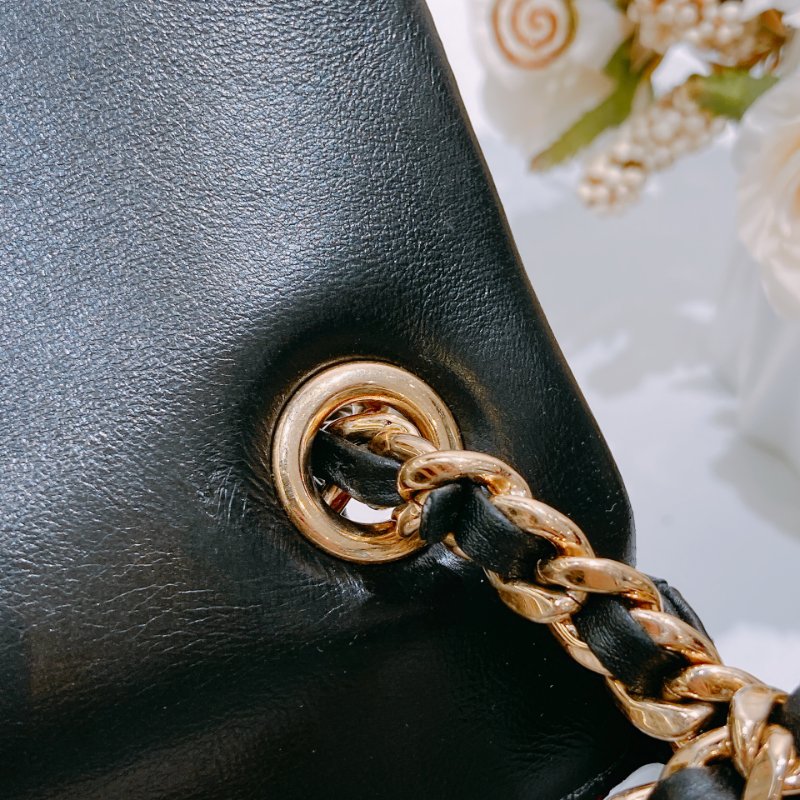 TW4630 Chanel 香奈兒 迷你 翻蓋包 羊皮 黑金AS3473 Mini Flap Bag Lambskin Black x GHW-16